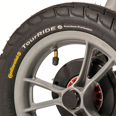 Un meilleur confort grâce aux pneus à pression d'airBetter confort with Air-Pressured Tires